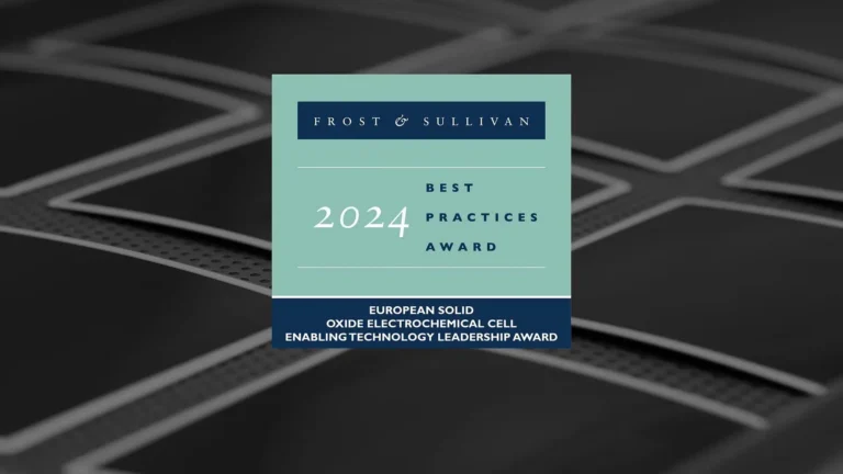 Elcogen honoured with 2024 European Enabling Technology Leadership Award by Frost & Sullivan